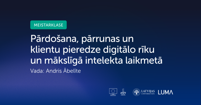 Pārdošana, pārrunas un klientu pieredze digitālo rīku un mākslīgā intelekta laikmetā 