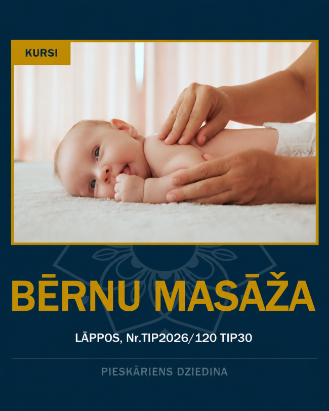 Bērnu masāža (LĀPPOS, Nr.TIP2026/120 TIP30)
