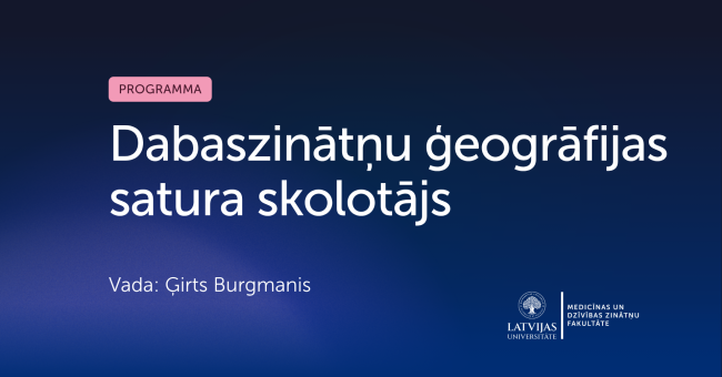 Dabaszinātņu ģeogrāfijas satura skolotājs