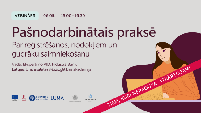 Vebinārs: Pašnodarbinātais praksē