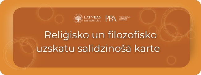 LU PPA Reliģisko un filozofisko uzskatu salīdzinošā karte