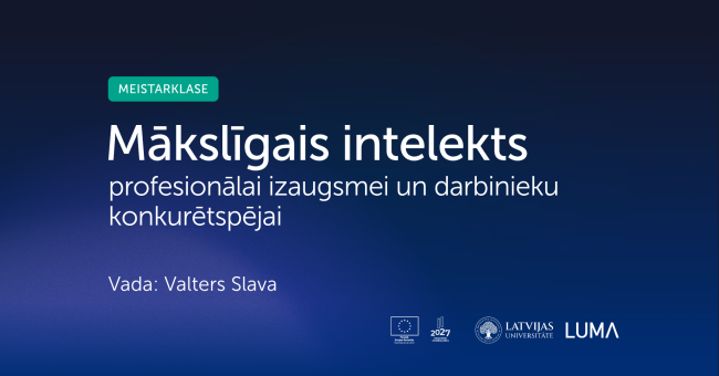 MI profesionālai izaugsmei un darbinieku konkurētspējai