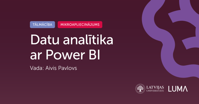 Datu analītika ar Power BI | Tālmācība