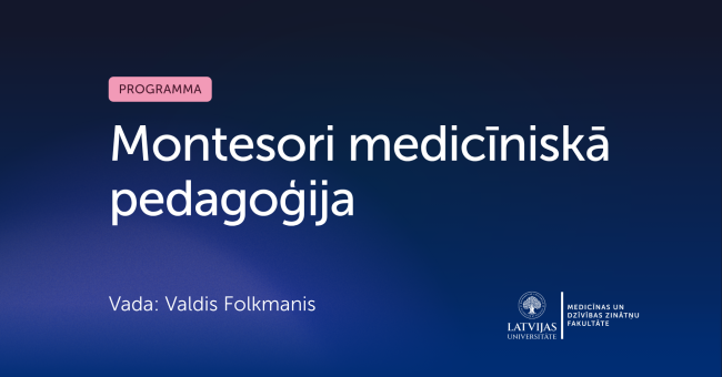Montesori medicīniskā pedagoģija