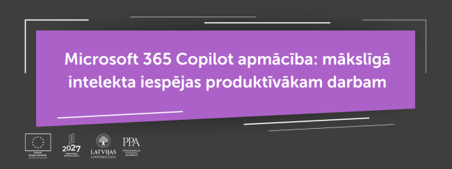 Microsoft 365 Copilot apmācība: mākslīgā intelekta iespējas produktīvākam darbam